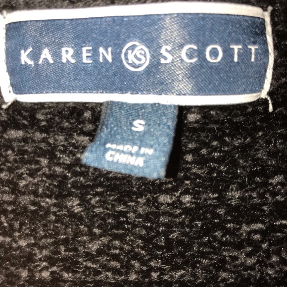 Karen Scott Cashmere Cardigan - Picture 2 of 2